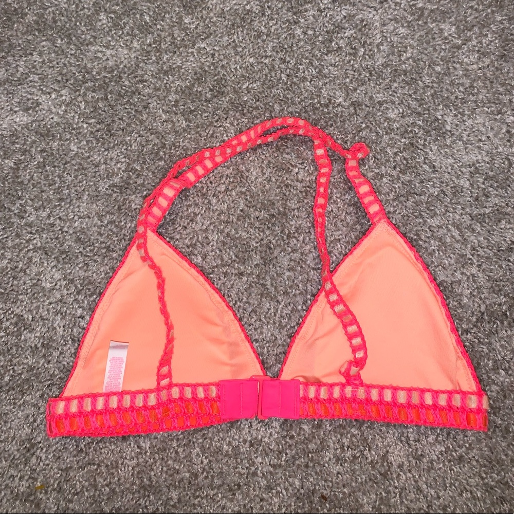 Victorias Secret Pink & Orange Bikini Top size S - Picture 5 of 7